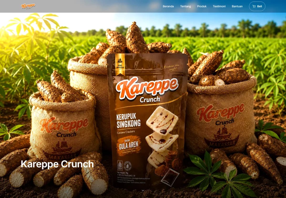 Website Kareppe Crunch