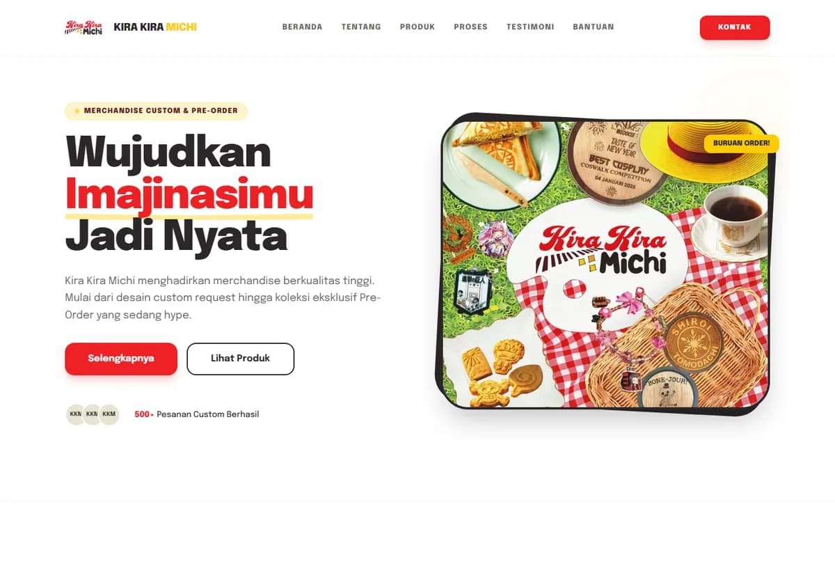 Website Kira-Kira Michi